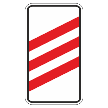 Дорожный знак 1.4.1 «Приближение к железнодорожному переезду» (металл 0,8 мм, III типоразмер: 450х900 мм, С/О пленка: тип Б высокоинтенсивная)